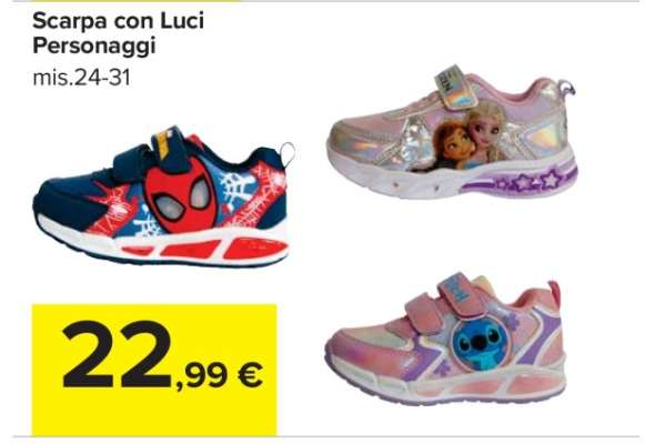 Scarpa con Luci Personaggi