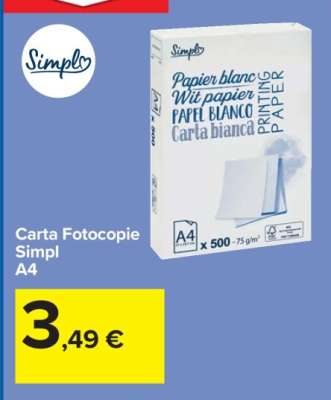 Carta Fotocopie Simpl