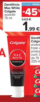 Dentifricio Max White Colgate assortiti 75 ml