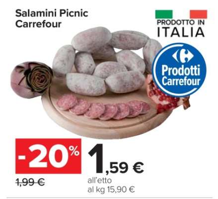 Salamini Picnic Carrefour