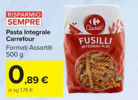 Pasta Integrale Carrefour