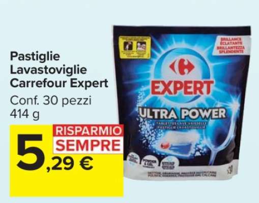 Pastiglie Lavastoviglie Carrefour Expert