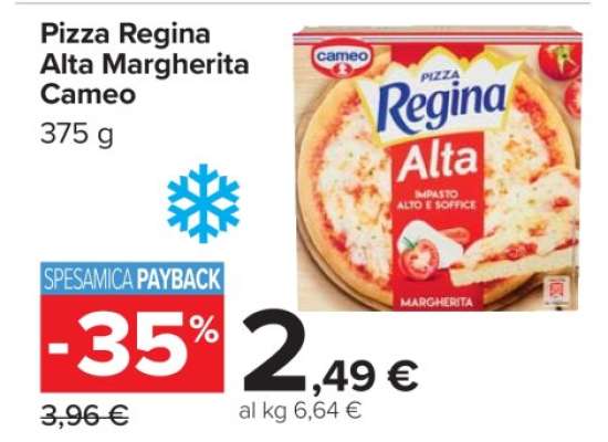 Pizza Regina Alta Margherita Cameo