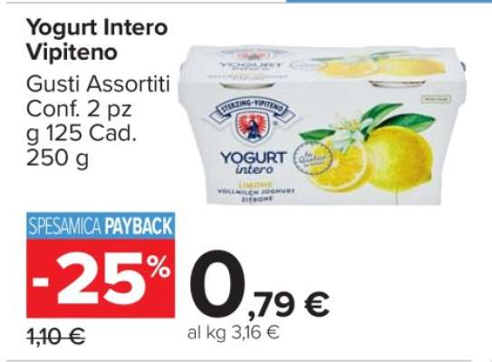 Yogurt Intero Vipiteno