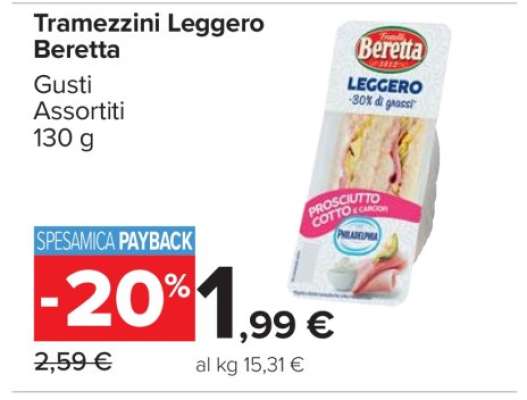 Tramezzini Leggero Beretta