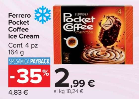 Ferrero Pocket Coffee Ice Cream