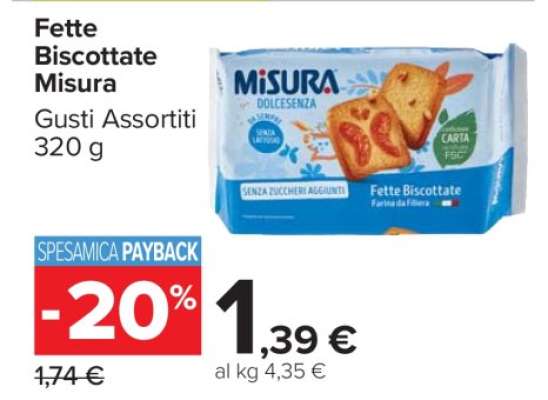 Fette Biscottate Misura