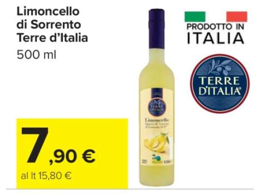Limoncello di Sorrento Terre d’Italia