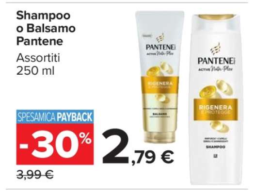 Shampoo o Balsamo Pantene