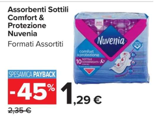 Assorbenti Sottili Comfort & Protezione Nuvenia
