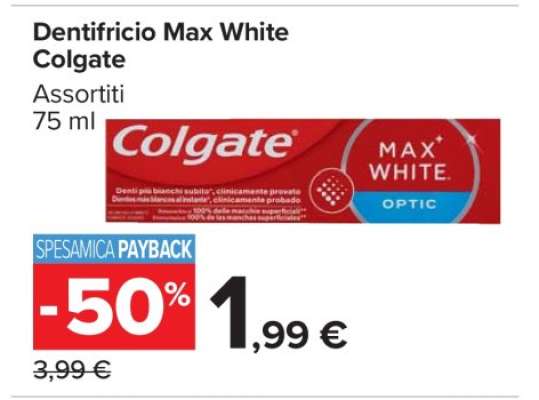 Dentifricio Max White Colgate