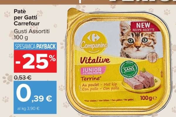 Patè per Gatti Carrefour