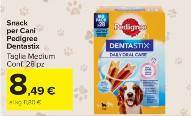 Snack per Cani Pedigree Dentastix