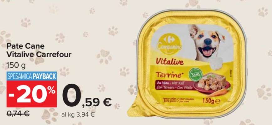 Pate Cane Vitalive Carrefour