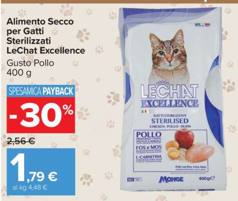 Alimento Secco per Gatti Sterilizzati LeChat Excellence