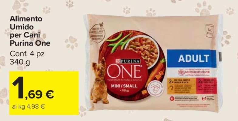 Alimento Umido per Cani Purina One