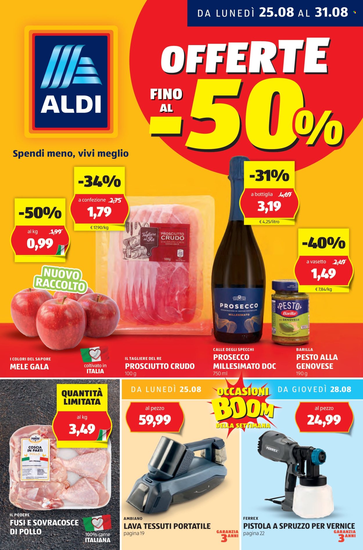 Volantino Aldi - 25/8/2025 - 31/8/2025. Pagina 1