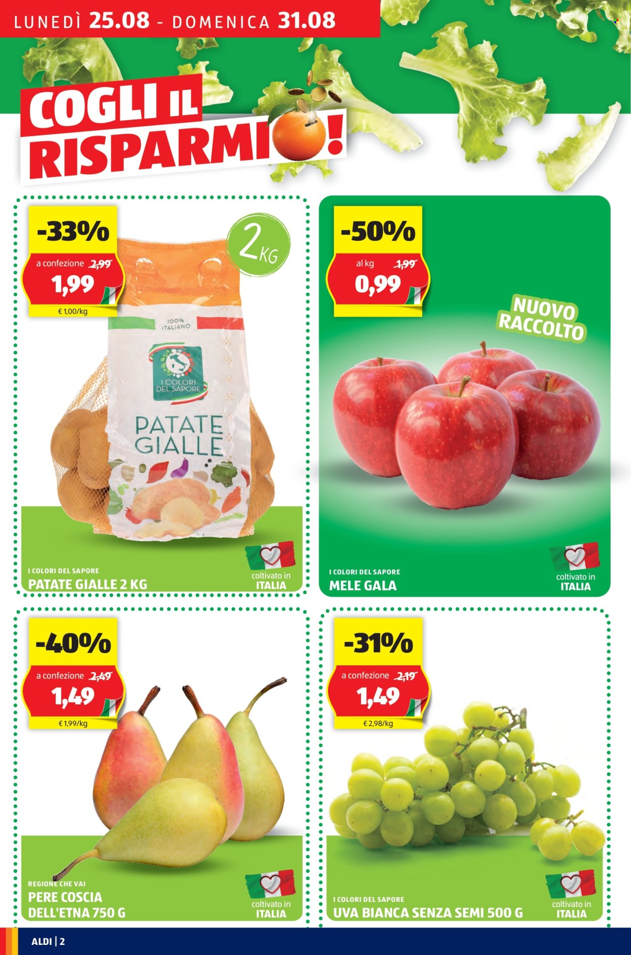 Volantino Aldi - 25/8/2025 - 31/8/2025. Pagina 2