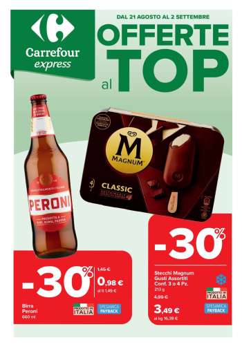 Volantino Carrefour - 21/8/2025 - 2/9/2025.