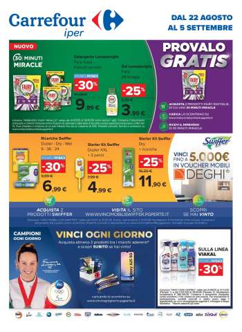 Volantino Carrefour - 22/8/2025 - 5/9/2025.