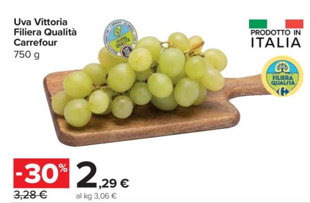Uva Vittoria Filiera Qualità Carrefour