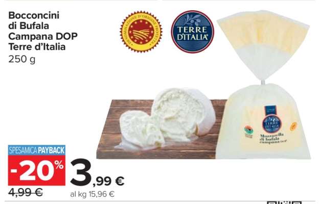Bocconcini di Bufala Campana DOP Terre d’Italia