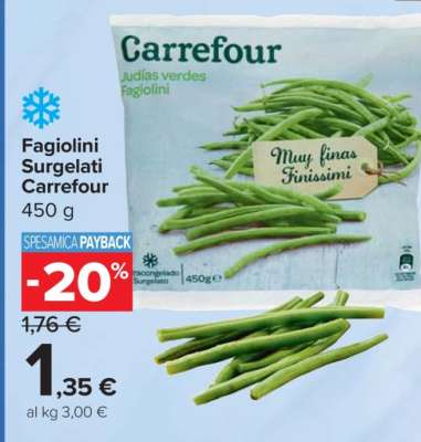 Fagiolini Surgelati Carrefour