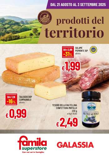 Volantino Famila - 21/8/2025 - 3/9/2025.