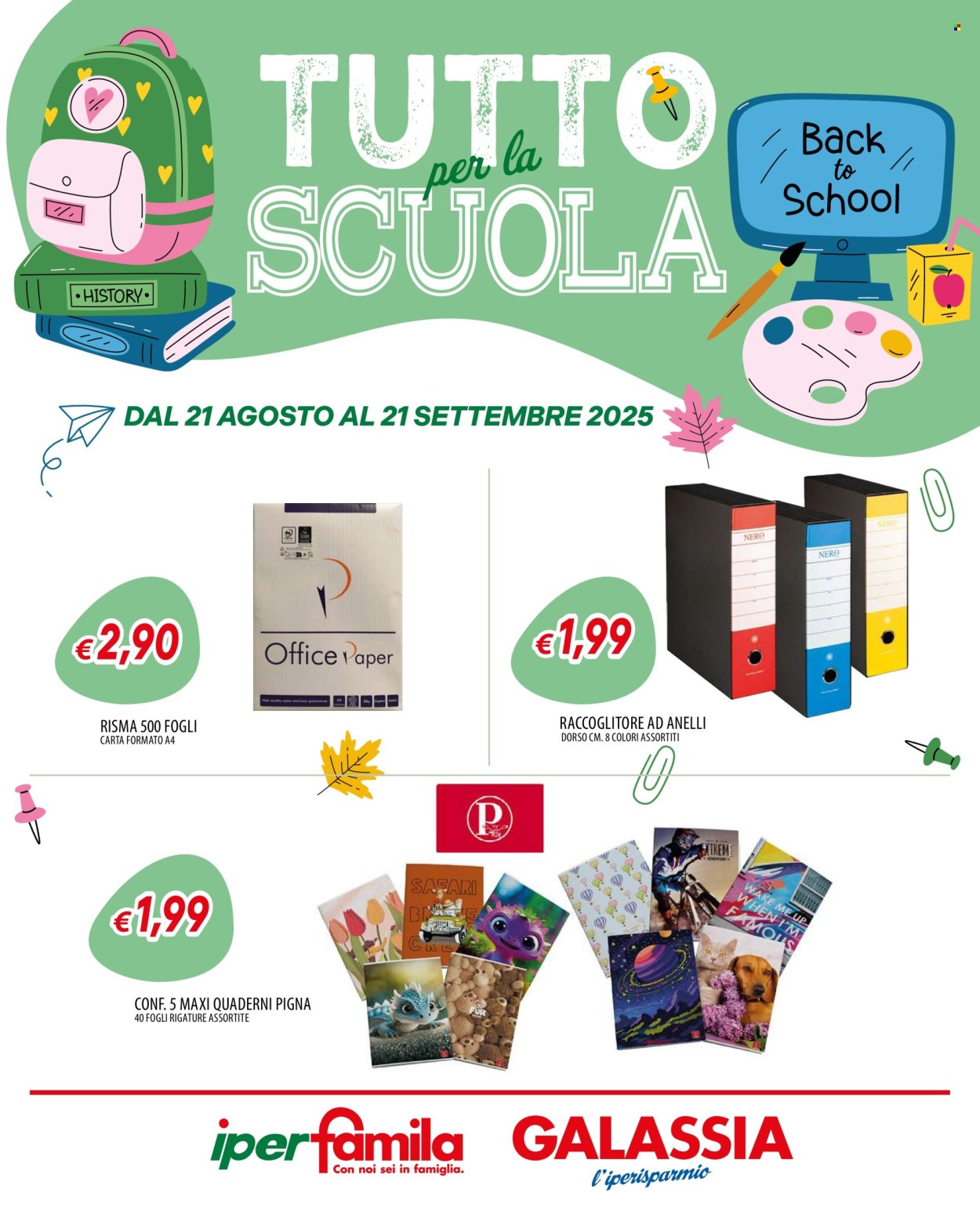 Volantino Famila - 21/8/2025 - 21/9/2025. Pagina 1