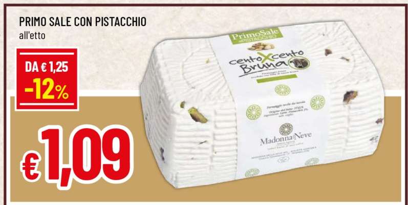 PRIMO SALE CON PISTACCHIO
