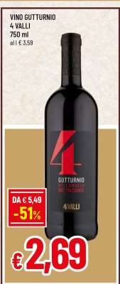 VINO GUTTURNIO 4 VALLI