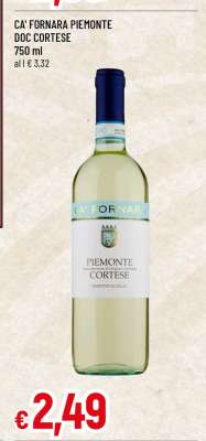 CA' FORNARA PIEMONTE DOC CORTESE