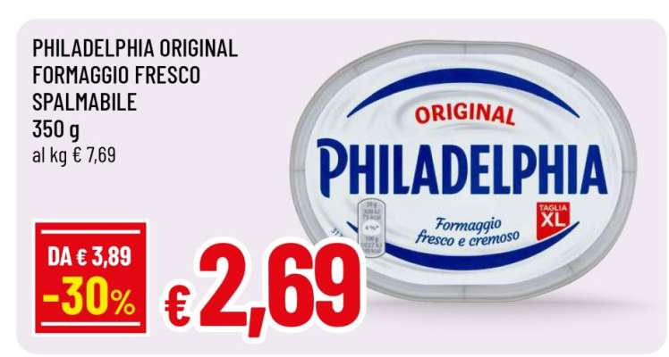 PHILADELPHIA ORIGINAL FORMAGGIO FRESCO SPALMABILE