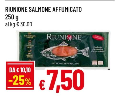 RIUNIONE salmone affumicato