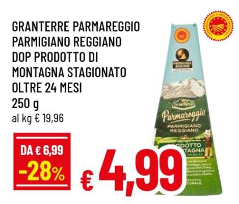 GRANTERRE PARMAREGGIO PARMIGIANO REGGIANO