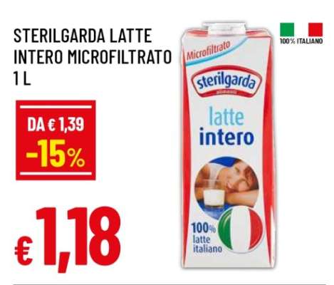 STERILGARDA LATTE INTERO MICROFILTRATO 1 L