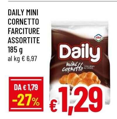 DAILY MINI CORNETTO FARCITURE ASSORTITE