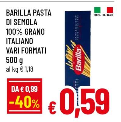 BARILLA PASTA DI SEMOLA