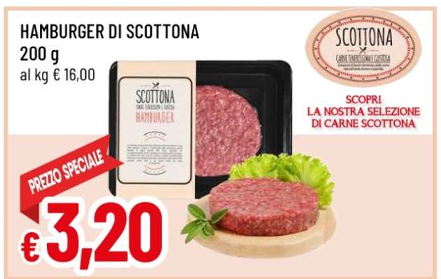 Hamburger Di Scottona