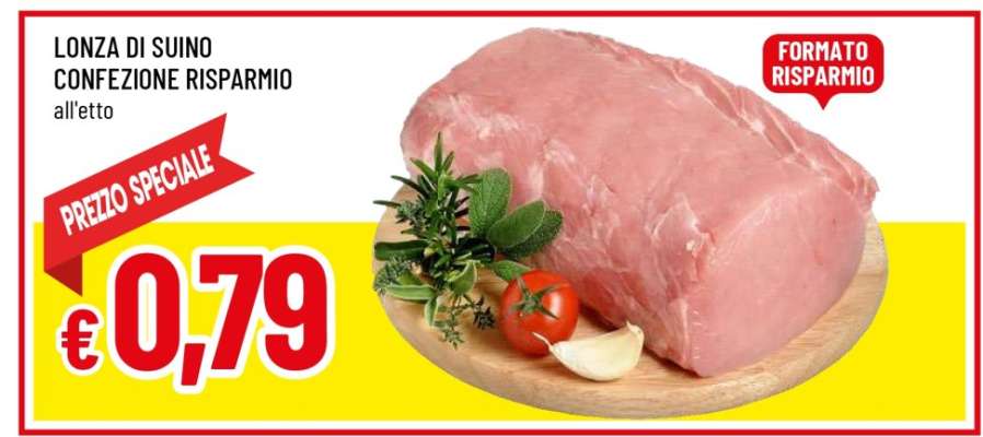 Lonza di suino confezione risparmio