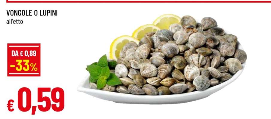 VONGOLE O LUPINI