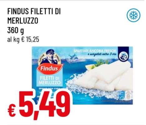 Findus Filetti di Merluzzo