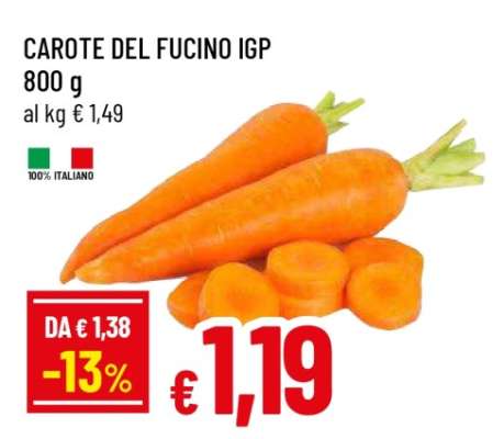 Carote del Fucino IGP