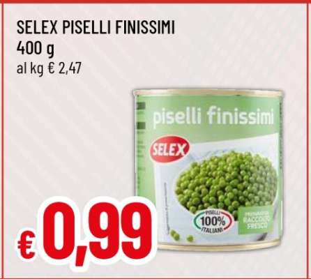 SELEX Piselli finissimi