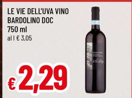 LE VIE DELL'UVA VINO BARDOLINO DOC
