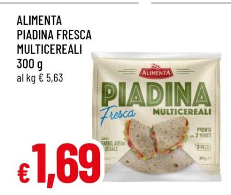 ALIMENTA PIADINA FRESCA MULTICEREALI