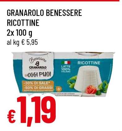 GRANAROLO BENESSERE RICOTTINE