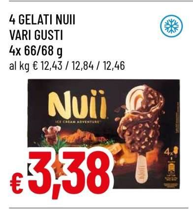 4 GELATI NUII VARI GUSTI