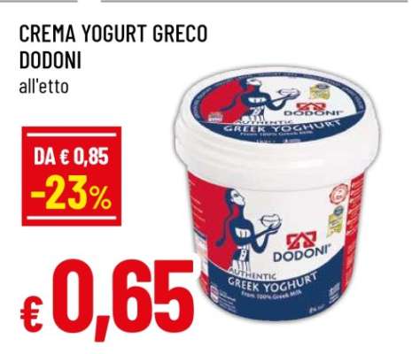 CREMA YOGURT GRECO DODONI