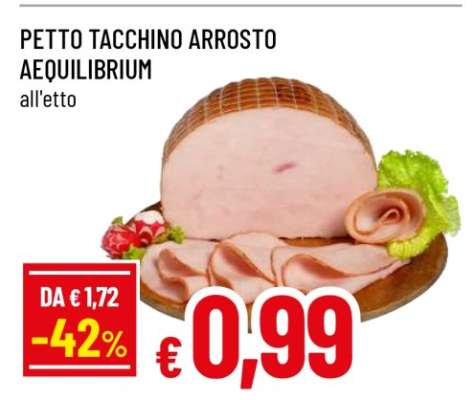 PETTO TACCHINO ARROSTO AEQUILIBRIUM